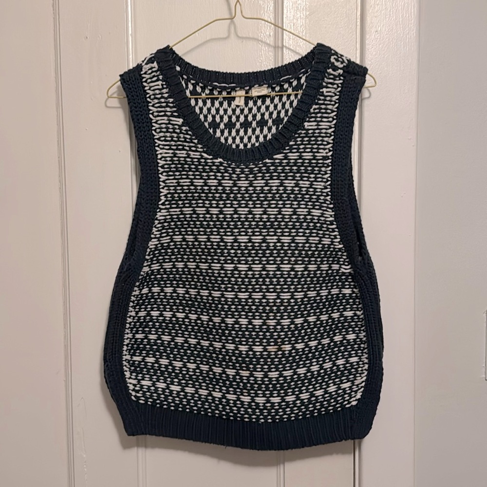Moth sweater vest